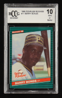 Barry Bonds 1986 Donruss Rookies #11 RC (BCCG 10) at PristineAuction.com