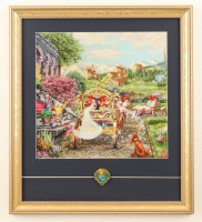 "Cinderella's Wedding" by Thomas Kinkade Custom Framed Display at PristineAuction.com