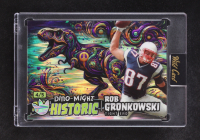 Rob Gronkowski 2024 Wild Card Dino-Might Pre-Historic Tyrannosaurus Rex Green Stealth #PHTRX1-RG #4/5 at PristineAuction.com