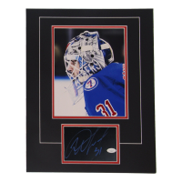 Igor Shesterkin Signed 12x17 Custom Matted Cut Display with Photo (JSA) at PristineAuction.com