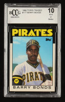 Barry Bonds 1986 Topps Traded #11T RC (BCCG 10) at PristineAuction.com