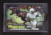 Travis Hunter 2024 Wild Card Alumination Dino-Might Pre-Historic Tyrannosaurus Rex Green Mojo #PHTRX1-TH #09/15 RC at PristineAuction.com