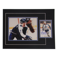 Lanny McDonald Signed 12x17 Custom Matted Photo Display (JSA) at PristineAuction.com