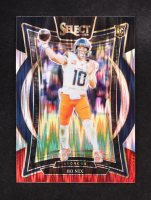 Bo Nix 2024 Select Prizm Black and Red Shock #30 RC at PristineAuction.com
