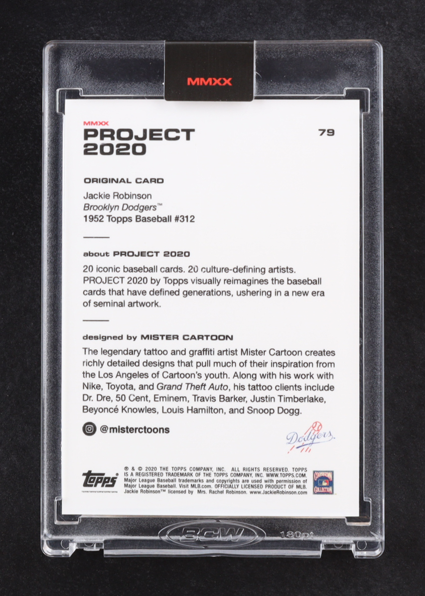 Jackie Robinson 2020 Topps Project 2020 #79 / Mister Cartoon at PristineAuction.com Jackie Robinson 2020 Topps Project 2020 #79 / Mister Cartoon at PristineAuction.com