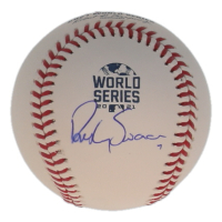 Dansby Swanson Signed OML 2021 World Series Logo Baseball (Beckett) at PristineAuction.com