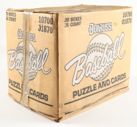 1987 Donruss Baseball Puzzle and Cards Case at PristineAuction.com