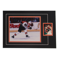 Rod Brind'Amour Signed 12x17 Custom Matted Sports Card Display with Photo (JSA) at PristineAuction.com