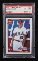 Jason Giambi 1991 Topps Traded #45T USA RC (PSA 8) at PristineAuction.com