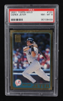 Derek Jeter 2001 Topps Gold #100 #0427/2001 (PSA 8) at PristineAuction.com