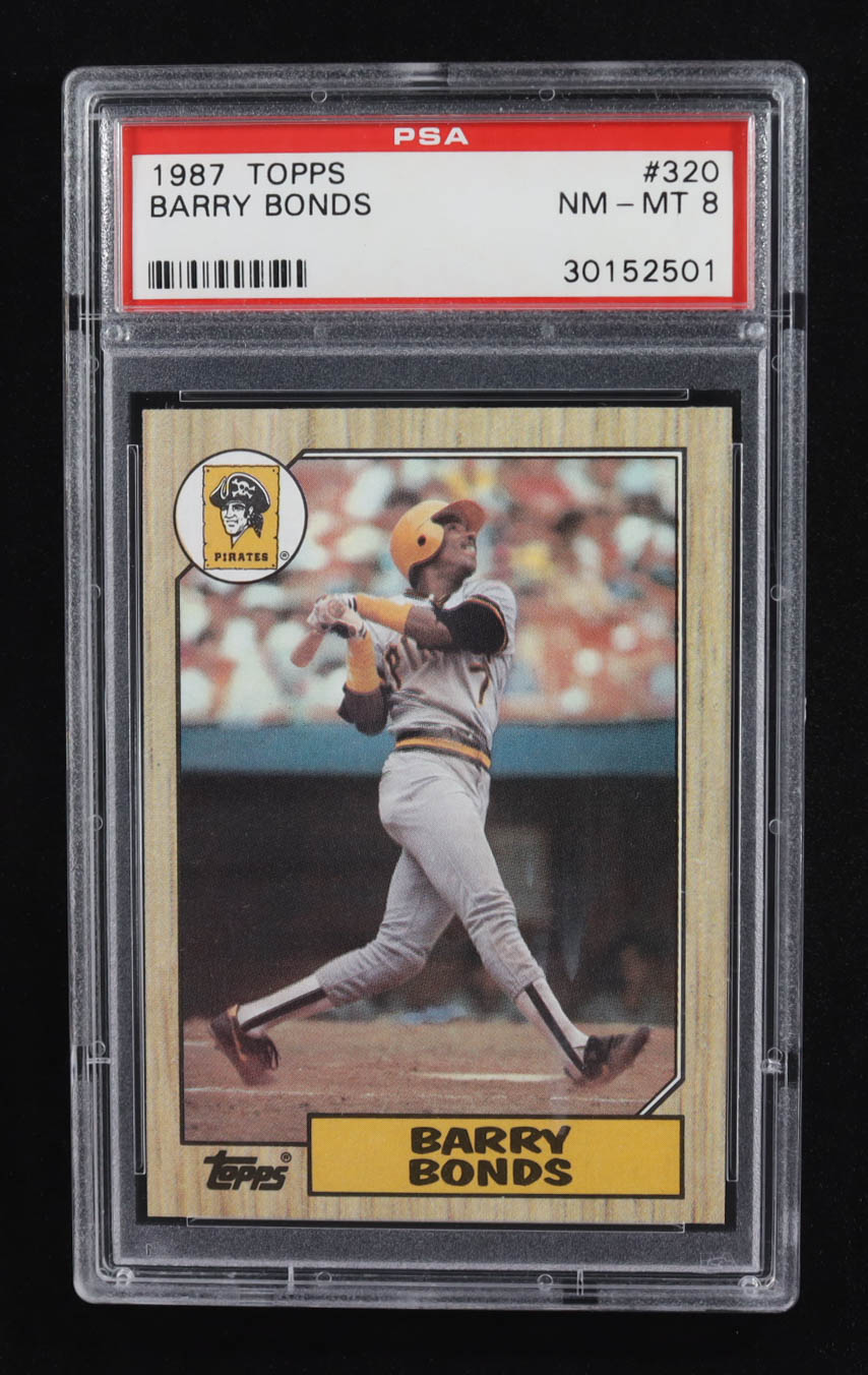Barry Bonds 1987 Topps #320 RC (PSA 8) at PristineAuction.com Barry Bonds 1987 Topps #320 RC (PSA 8) at PristineAuction.com