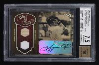 Jeff Bagwell 2005 Donruss Timber and Threads Combo Signature #18 Bat-Jersey #3/5 (BGS 7.5 | Auto 10) at PristineAuction.com
