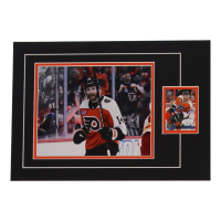 Sean Couturier Signed 12x17 Custom Matted Sports Card Display with Photo (JSA) at PristineAuction.com