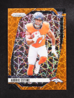 Audric Estime 2024 Panini Prizm Prizms Lazer #306 RC at PristineAuction.com