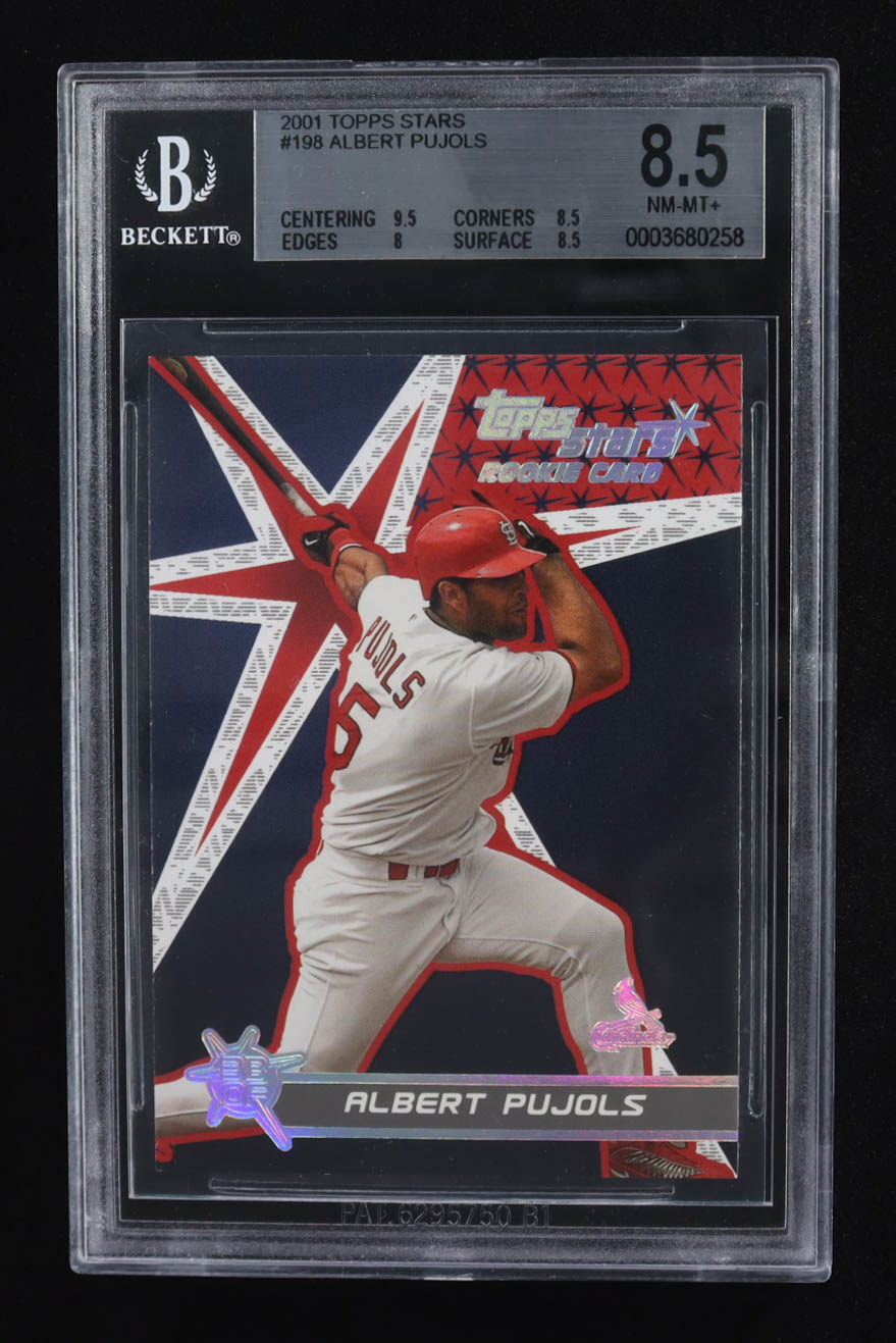 Albert Pujols 2001 Topps Stars #198 RC (BGS 8.5) at PristineAuction.com Albert Pujols 2001 Topps Stars #198 RC (BGS 8.5) at PristineAuction.com