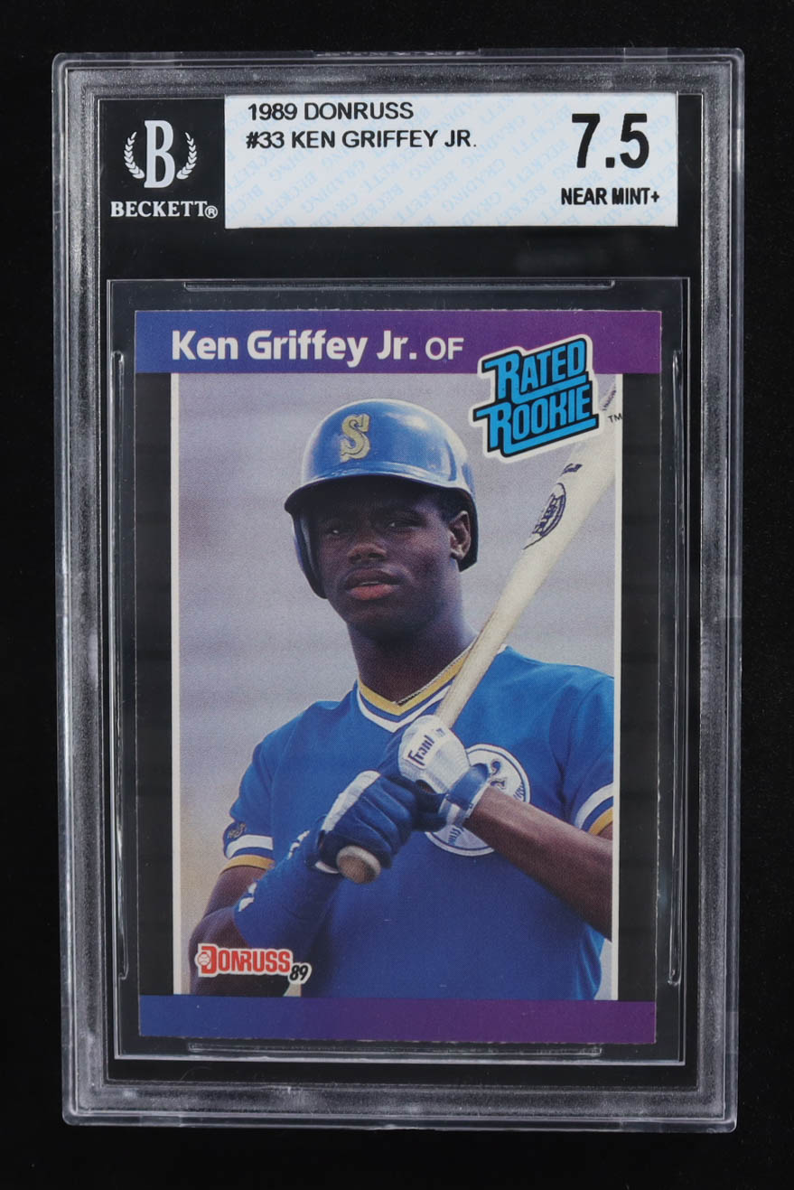 Ken Griffey Jr. 1989 Donruss #33 RR RC (BGS 7.5) at PristineAuction.com Ken Griffey Jr. 1989 Donruss #33 RR RC (BGS 7.5) at PristineAuction.com