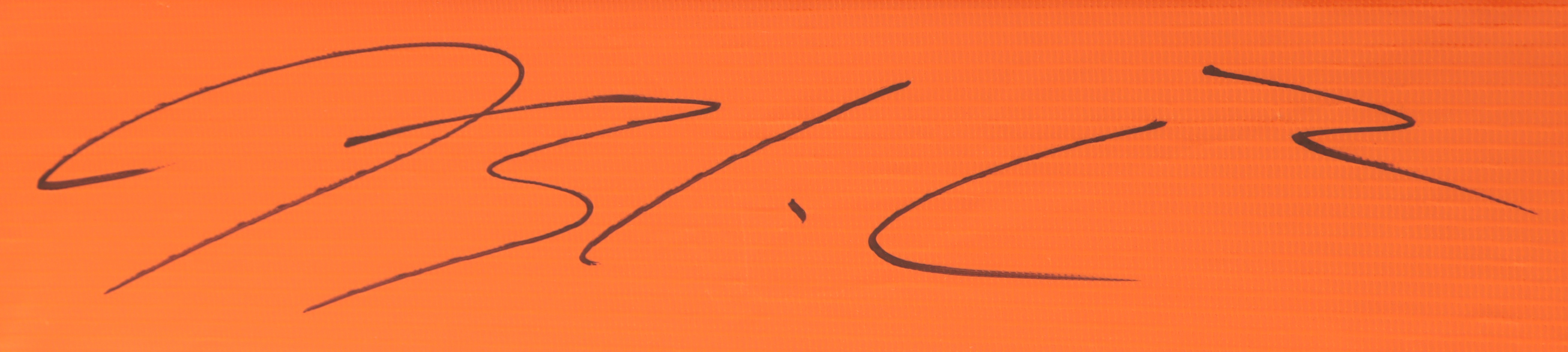 Blake Corum Signed Full-Size Football Pylon (Beckett) at PristineAuction.com Blake Corum Signed Full-Size Football Pylon (Beckett) at PristineAuction.com