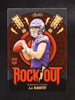 J.J. McCarthy 2024 Absolute Rock Out #12 RC at PristineAuction.com