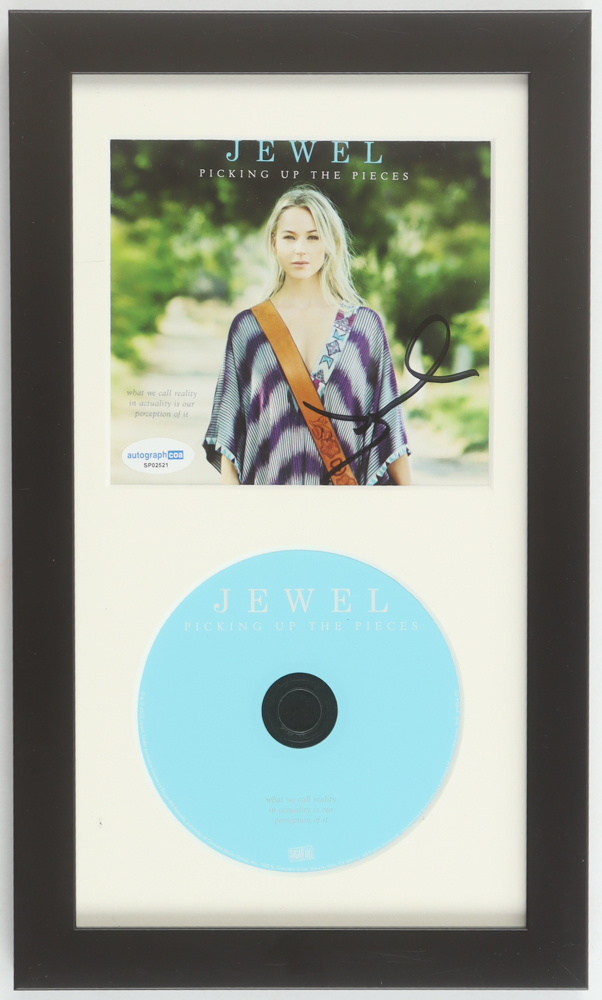 Jewel Signed "Picking Up The Pieces" Custom Framed CD Album Insert Display With Disc (ACOA) at PristineAuction.com Jewel Signed "Picking Up The Pieces" Custom Framed CD Album Insert Display With Disc (ACOA) at PristineAuction.com