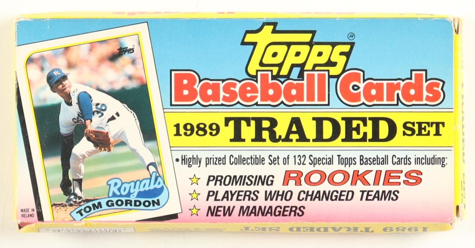 1989 Topps Traded Baseball Complete Set of (132) Cards with Ken Griffey Jr. #41T RC, Randy Johnson #57T, Kenny Rogers #104T RC, Nolan Ryan #106T at PristineAuction.com 1989 Topps Traded Baseball Complete Set of (132) Cards with Ken Griffey Jr. #41T RC, Randy Johnson #57T, Kenny Rogers #104T RC, Nolan Ryan #106T at PristineAuction.com