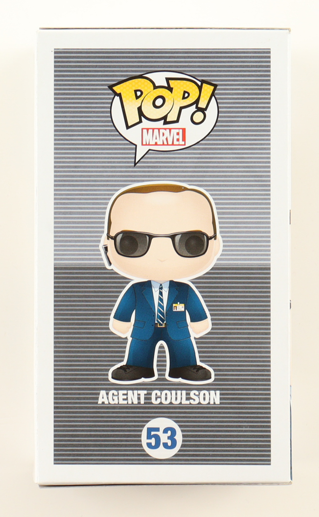 Clark Gregg Signed "Agents of S.H.I.E.L.D" #53 Agent Coulson Funko Pop! Vinyl Figure (ACOA) at PristineAuction.com Clark Gregg Signed "Agents of S.H.I.E.L.D" #53 Agent Coulson Funko Pop! Vinyl Figure (ACOA) at PristineAuction.com