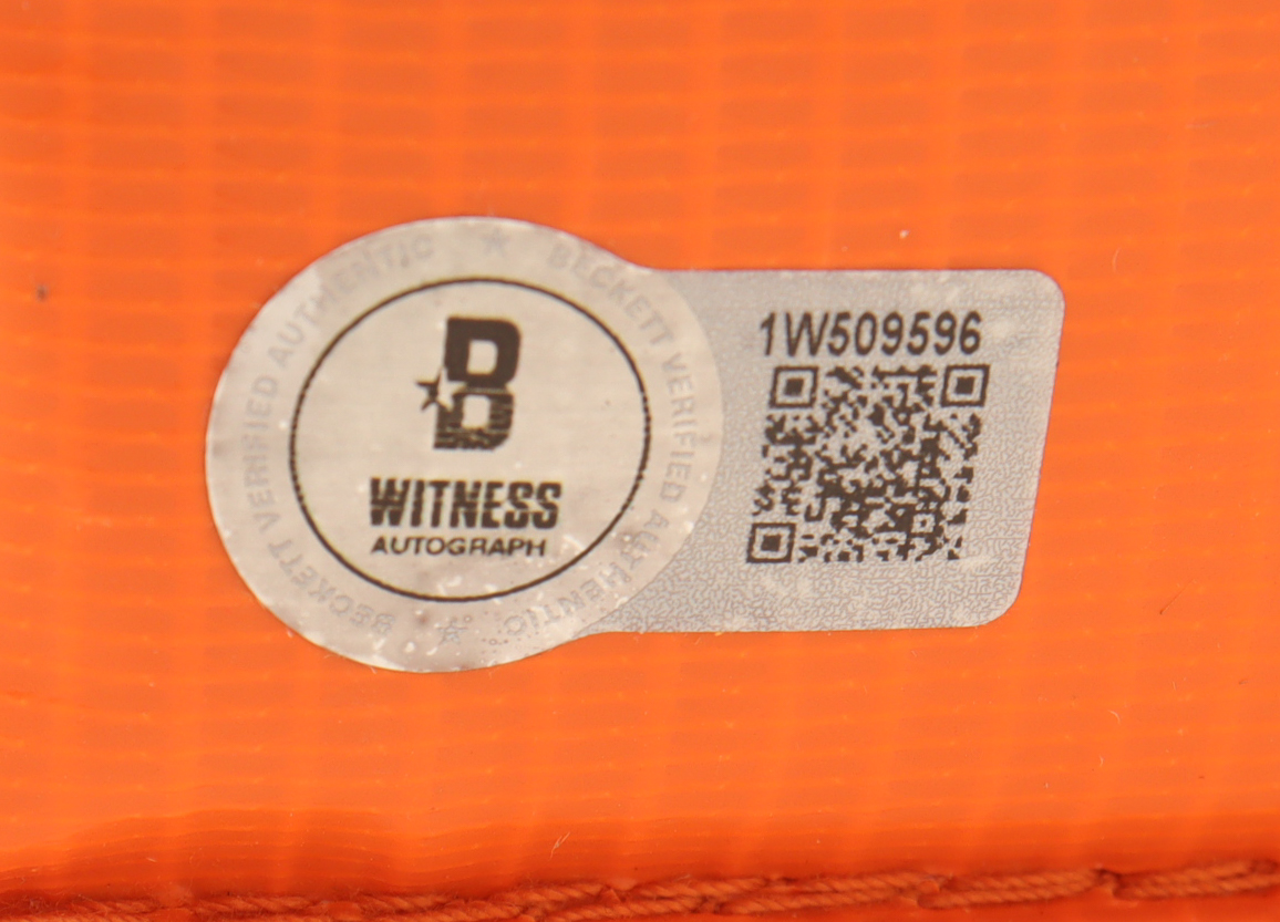 Blake Corum Signed Full-Size Football Pylon (Beckett) at PristineAuction.com Blake Corum Signed Full-Size Football Pylon (Beckett) at PristineAuction.com