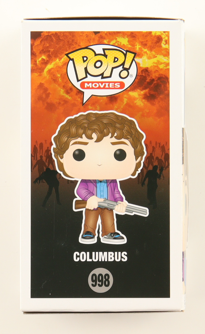 Jesse Eisenberg Signed "Zombieland" #998 Columbus Funko Pop! Vinyl Figure (ACOA) at PristineAuction.com Jesse Eisenberg Signed "Zombieland" #998 Columbus Funko Pop! Vinyl Figure (ACOA) at PristineAuction.com