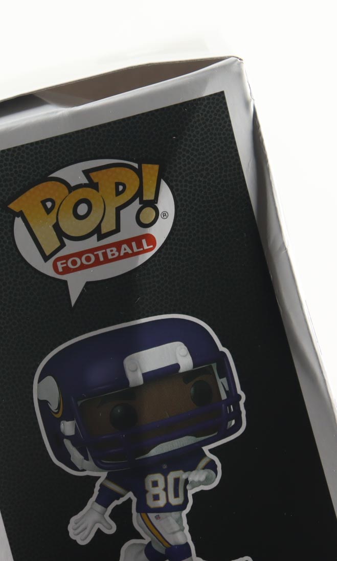 Cris Carter Signed Vikings #317 Funko Pop! Vinyl Figure (Schwartz) at PristineAuction.com Cris Carter Signed Vikings #317 Funko Pop! Vinyl Figure (Schwartz) at PristineAuction.com