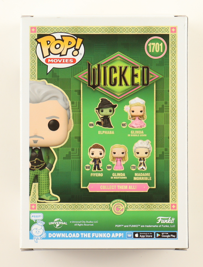 Jeff Goldblum Signed "Wicked" #1701 The Wizard Funko Pop! Vinyl Figure (ACOA) at PristineAuction.com Jeff Goldblum Signed "Wicked" #1701 The Wizard Funko Pop! Vinyl Figure (ACOA) at PristineAuction.com