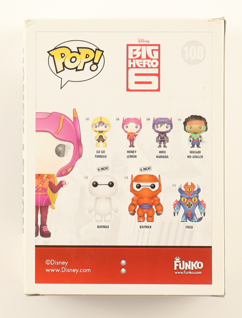 Genesis Rodriguez Signed "Big Hero 6" #108 Honey Lemon Funko Pop! Vinyl Figure (ACOA) at PristineAuction.com Genesis Rodriguez Signed "Big Hero 6" #108 Honey Lemon Funko Pop! Vinyl Figure (ACOA) at PristineAuction.com