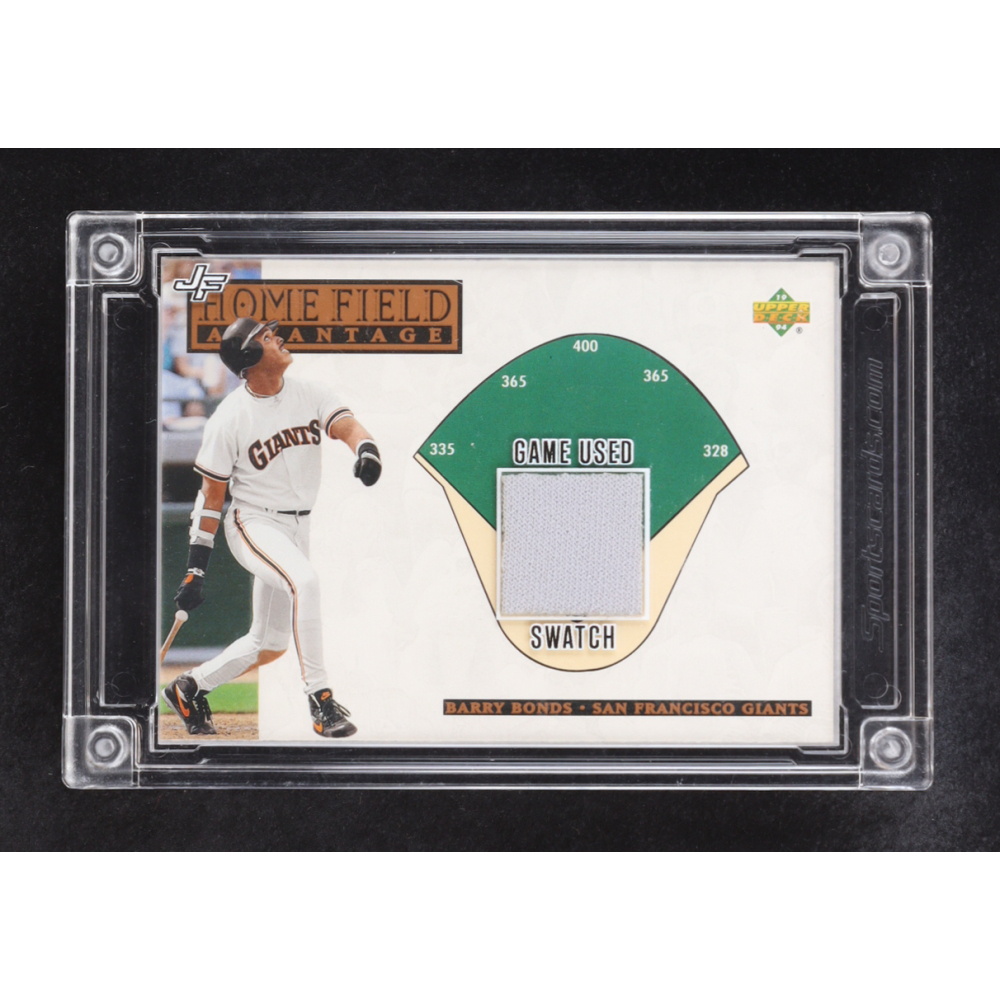 Barry Bonds 2022 Jersey Fusion Game-Used Swatch Home Field Advantage #BB94 at PristineAuction.com