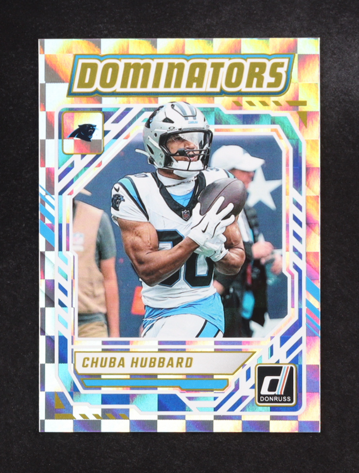 Chuba Hubbard 2025 Donruss Dominators #11 at PristineAuction.com Chuba Hubbard 2025 Donruss Dominators #11 at PristineAuction.com