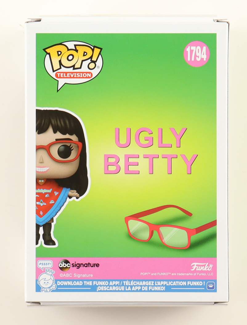 America Ferrera Signed "Ugly Betty" #1794 Betty Suarez Funko Pop! Vinyl Figure (ACOA) at PristineAuction.com America Ferrera Signed "Ugly Betty" #1794 Betty Suarez Funko Pop! Vinyl Figure (ACOA) at PristineAuction.com