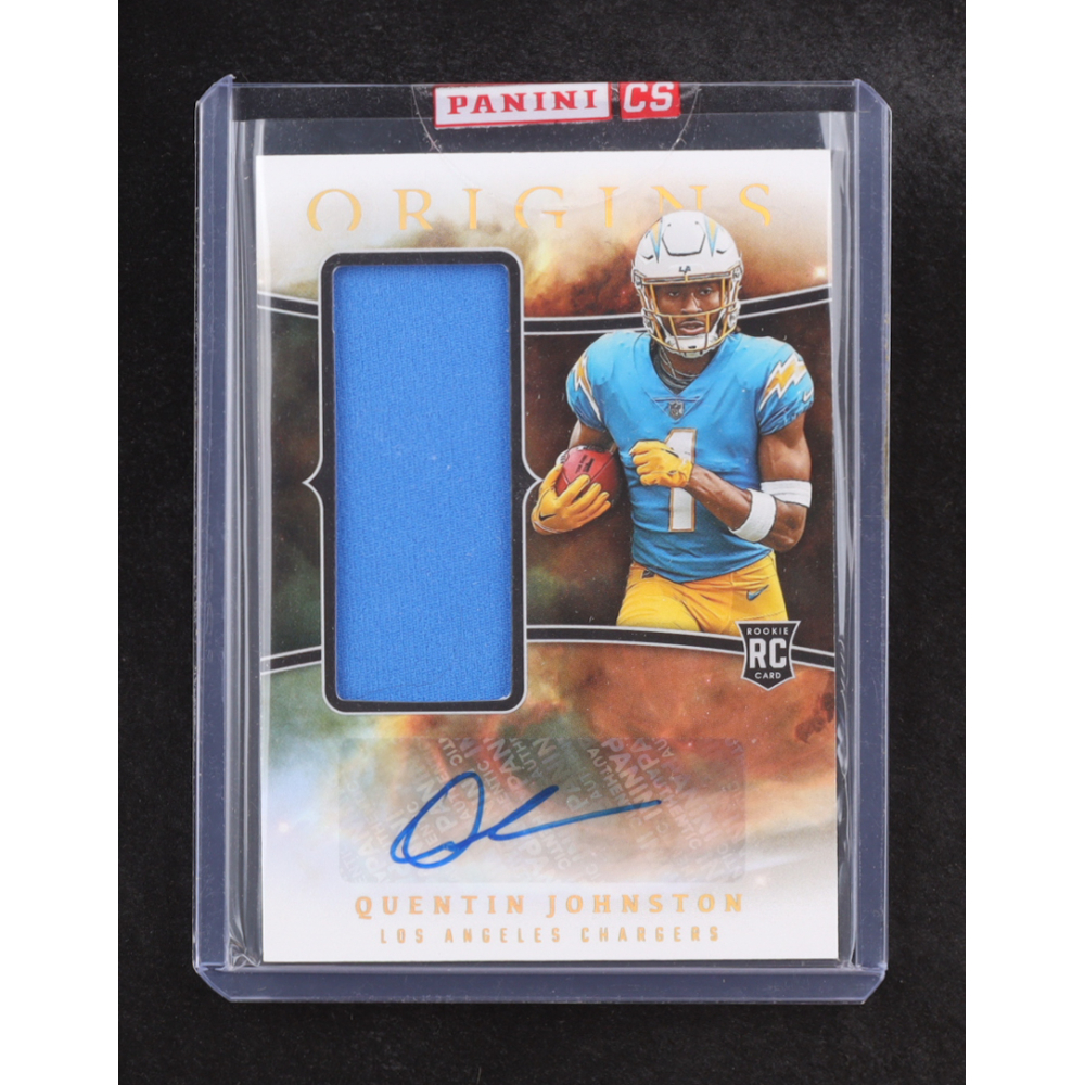 Quentin Johnston 2023 Panini Origins Jumbo Jersey Autographs #RJJA-QJ RC at PristineAuction.com