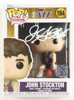 John Stockton Signed Jazz #194 Funko Pop! Vinyl Figure (Schwartz) at PristineAuction.com