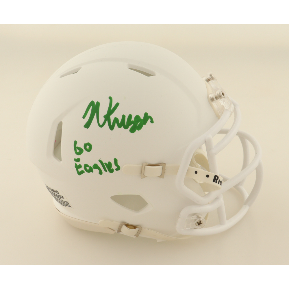 Noah Knigga Signed Eastern Michigan Eagles Speed Mini Helmet Inscribed "Go Eagles" (AWM) at PristineAuction.com