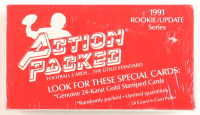 1991 Action Packed Football Rookie Update Series Hobby Box at PristineAuction.com