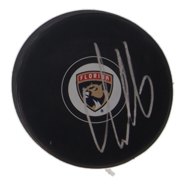 Aleksander Barkov Signed Panthers Logo Hockey Puck (Beckett) at PristineAuction.com Aleksander Barkov Signed Panthers Logo Hockey Puck (Beckett) at PristineAuction.com