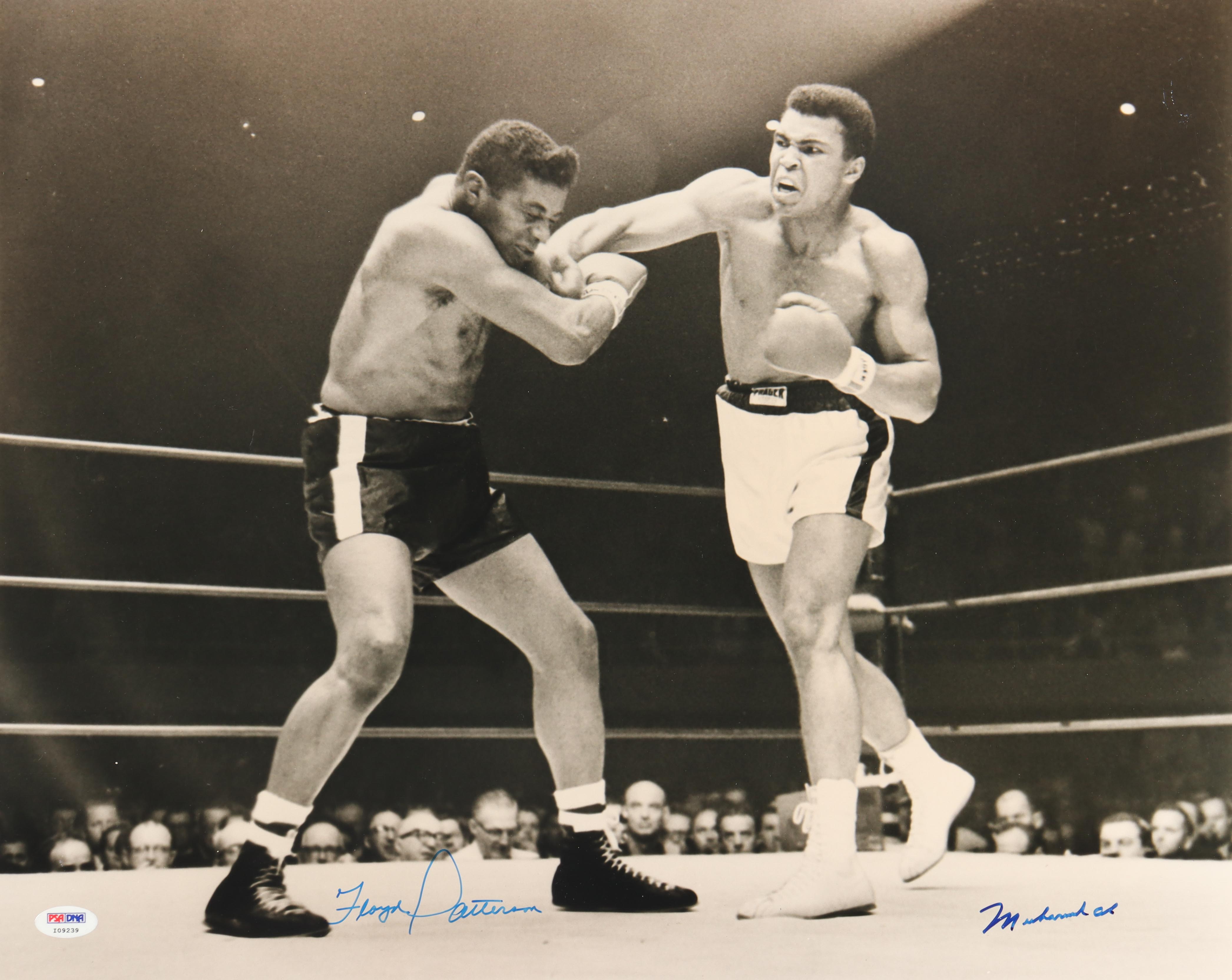 Muhammad Ali & Floyd Patterson Dual-Signed 16x20 Photo (PSA) at PristineAuction.com Muhammad Ali & Floyd Patterson Dual-Signed 16x20 Photo (PSA) at PristineAuction.com