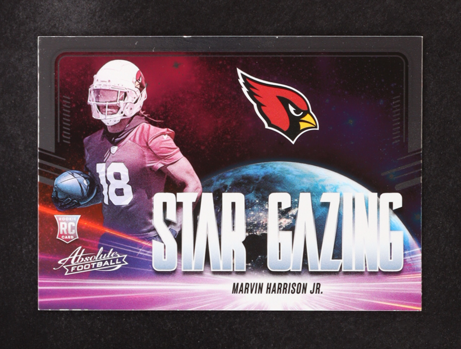 Marvin Harrison Jr. 2024 Absolute Star Gazing #20 RC at PristineAuction.com Marvin Harrison Jr. 2024 Absolute Star Gazing #20 RC at PristineAuction.com