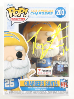 Ryan Leaf Signed Chargers #203 Chargers Santa Funko Pop! Vinyl Figure (Schwartz) at PristineAuction.com