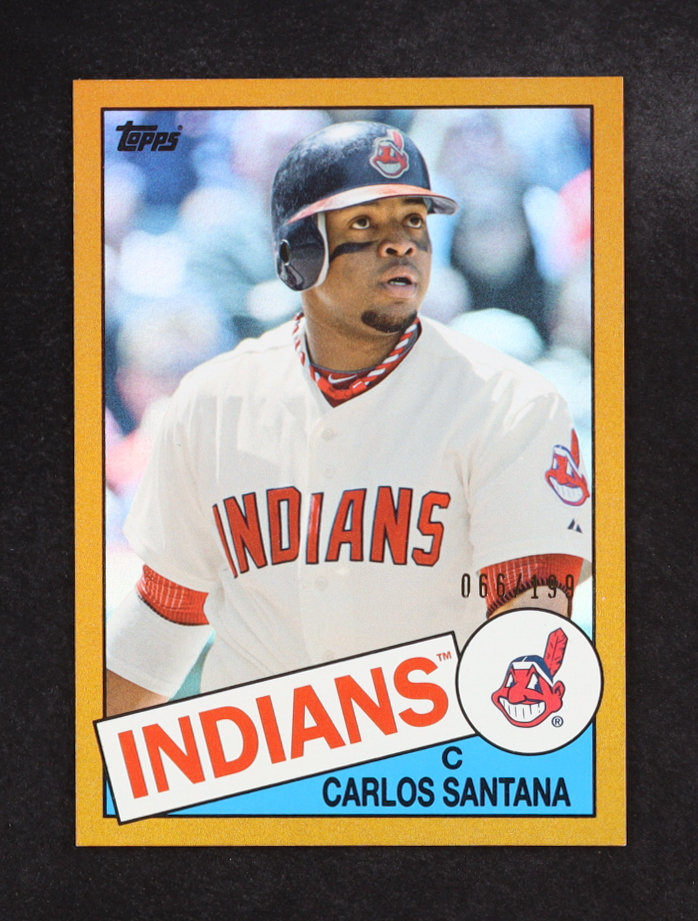 Carlos Santana 2013 Topps Archives Gold #117 #066/199 at PristineAuction.com Carlos Santana 2013 Topps Archives Gold #117 #066/199 at PristineAuction.com