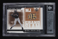 Michael Jordan 2001 Upper Deck Prospect Premieres MJ Grandslam Game Bat #MJ5 SP (BGS 9) at PristineAuction.com