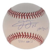 Frank Thomas Signed OML Baseball Inscribed "HOF 2014" & "521 HR's" (Beckett) at PristineAuction.com