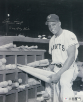 Willie Mays Signed Giants 20x24 Photo Inscribed "Say Hey Kid" (PSA LOA) at PristineAuction.com