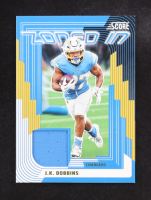 J.K. Dobbins 2025 Score Zoned In Jerseys #27 at PristineAuction.com