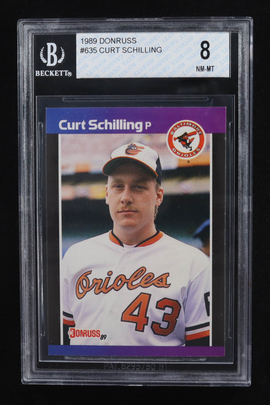 Curt Schilling 1989 Donruss #635 RC (BGS 8) at PristineAuction.com Curt Schilling 1989 Donruss #635 RC (BGS 8) at PristineAuction.com