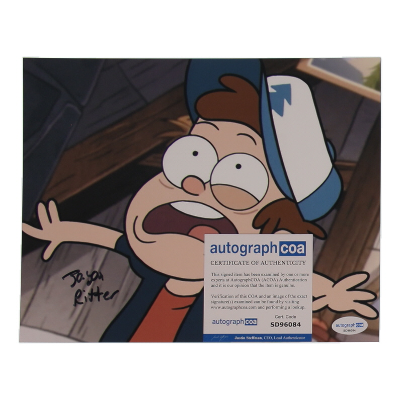 Jason Ritter Signed "Gravity Falls" 8x10 Photo (ACOA) at PristineAuction.com Jason Ritter Signed "Gravity Falls" 8x10 Photo (ACOA) at PristineAuction.com