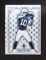 Adonai Mitchell 2024 Panini Phoenix Contours #31 RC at PristineAuction.com