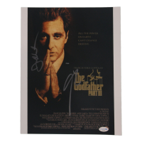 Al Pacino & Joe Mantegna Signed "The Godfather Part III" 11x14 Photo (ACOA) at PristineAuction.com